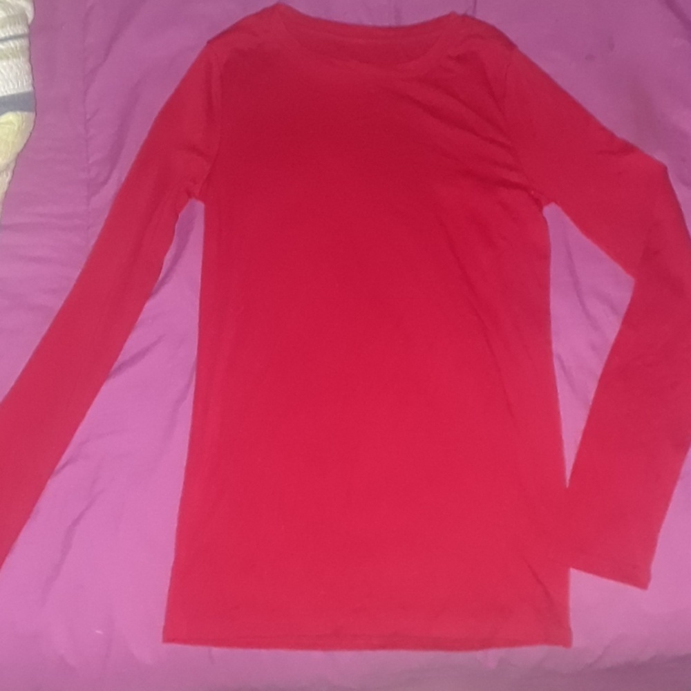 Long Sleeved Red Merona Shirt